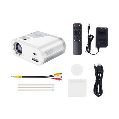 Проектор HOCO DT2 smart projector(720P Android version)(EU) Gray white (6942007629645) [803249]