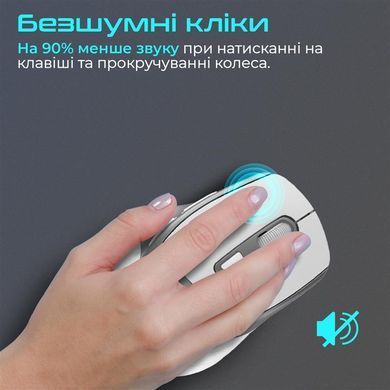 Миша бездротова Promate Samit White (samit.white) [606594]