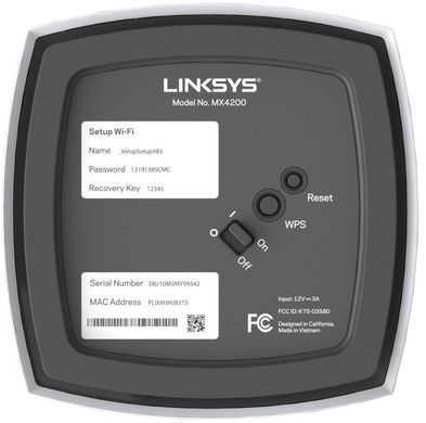 Система WiFi-Mesh Linksys MX8400 AX4200, 2мод (MX8400-EU) [14382]