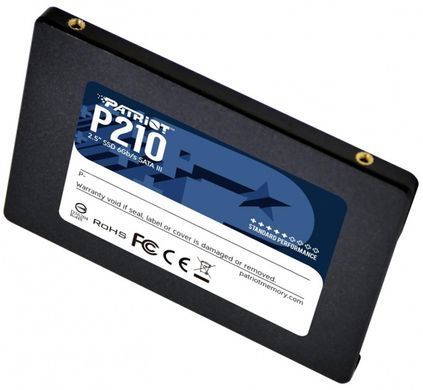 Накопичувач SSD 256GB Patriot P210 2.5" SATAIII TLC (P210S256G25) [607872]