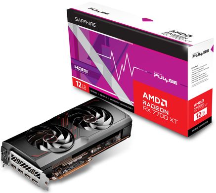 Відеокарта SAPPHIRE Radeon RX 7700 XT 12GB GDDR6 Pulse GAMING (11335-04-20G)