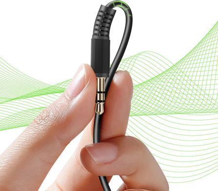 Кабель jack 3.5 > jack 3.5 (M/M) Belkin 1м, чорний (F3Y111BF1M-P) [110936]