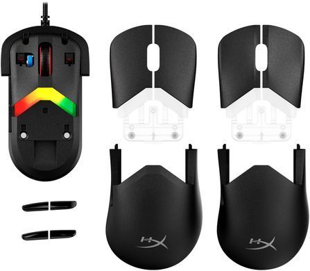 Миша HyperX Pulsefire SAGA, RGB, USB-A, чорний (A2PB3AA) [104174]