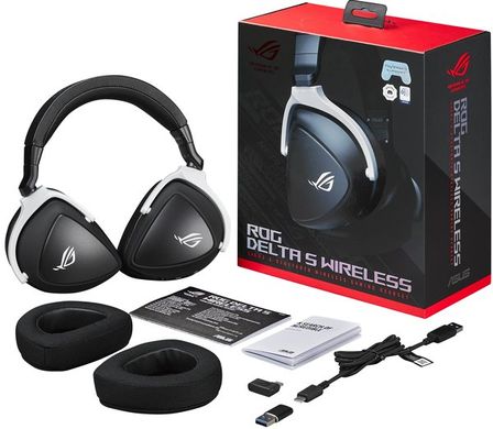 ASUS Гарнітура ROG Delta S Wireless Black/White 90YH03IW-B3UA00 (90YH03IW-B3UA00)