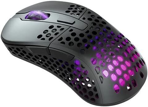 Миша Xtrfy M42, WL/USB-A, RGB, чорний (M42W-RGB-BLACK) [103990]