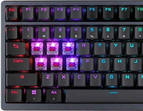 Клавіатура бездротова Asus ROG Azoth RGB WL BT Black (90MP0316-BKUA01) [605982]