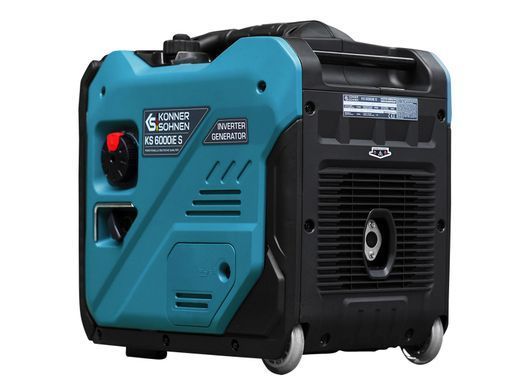 Генератор бензиновий інверторний Konner&Sohnen KS 6000iE S, 230В, 5.5кВт, електростартер, 39.5кг (KS6000IES) [105979]