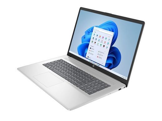 Ноутбук HP 17-cp2042ua 17.3" FHD IPS AG, AMD R5-7520U, 16GB, F512GB, UMA, Win11, сріблястий (D06HDEA) [112992]