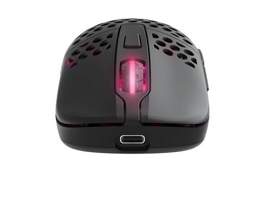 Миша Xtrfy M42, WL/USB-A, RGB, чорний (M42W-RGB-BLACK) [103990]
