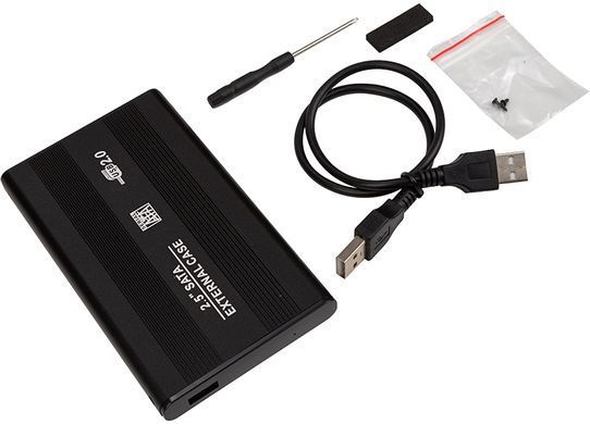 Зовнішня кишеня PowerPlant для HDD 2.5" USB2.0 (HC380039) [607037]