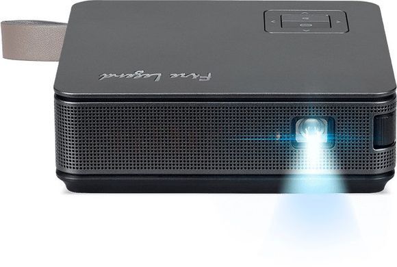 Проєктор портативний AOpen PV12p WVGA, 220 lm, LED, 1.3, WiFi, чорний (MR.JW211.001) [15343]