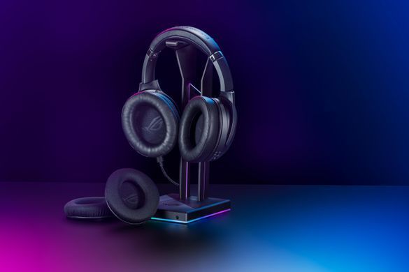 Гарнітура ігрова ASUS ROG Fusion II 500, mini-jack/USB-С, RGB, 1.5м/1.5м, чорний (90YH02W5-B2UA00) [17271]