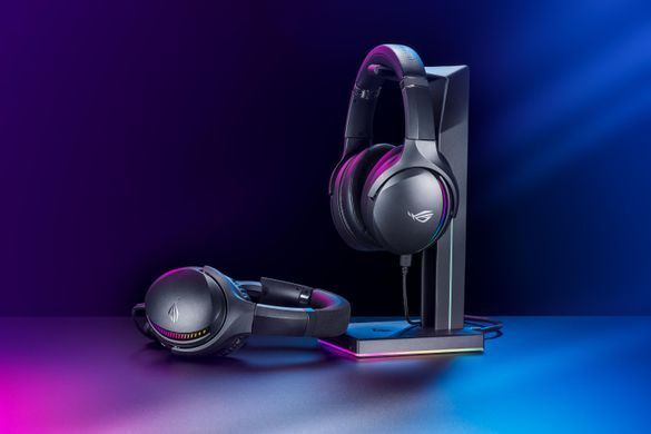 Гарнітура ігрова ASUS ROG Fusion II 500, mini-jack/USB-С, RGB, 1.5м/1.5м, чорний (90YH02W5-B2UA00) [17271]