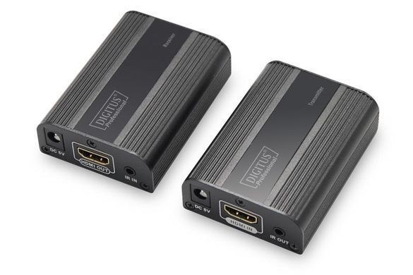 Набір подовжувачів DIGITUS HDMI 2.0, UHD 4K/60 Гц, CAT6 або вище, 70 м (DS-55204) [108519]