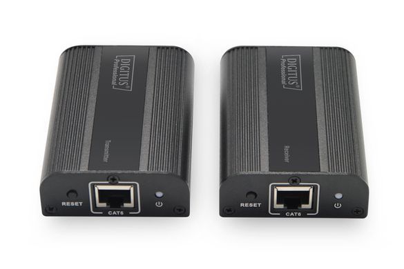 Набір подовжувачів DIGITUS HDMI 2.0, UHD 4K/60 Гц, CAT6 або вище, 70 м (DS-55204) [108519]