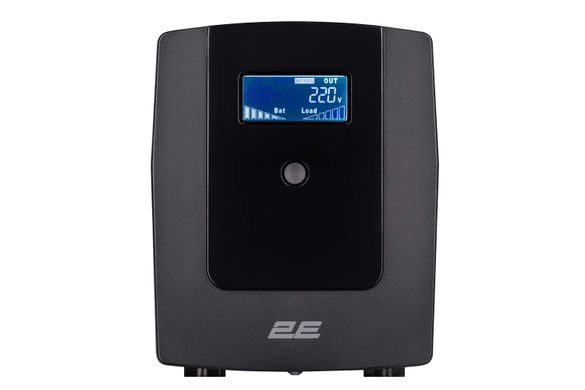 Джерело безперебійного живлення 2E DD1500, 1500VA/900W, LCD, RJ45, USB, 3xSchuko (2E-DD1500) [102980]
