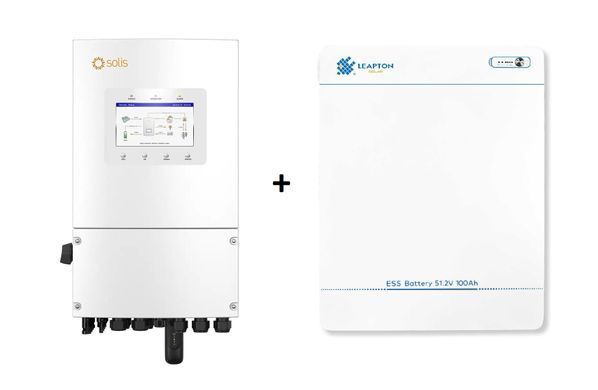 Комплект резервного живлення (1ф, 5kW, 51.2V, 100 Ah, LiFePO4) (SL-EH1P5K-ELA05) [114594]