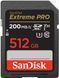 Карта пам'яті SanDisk SD 512GB C10 UHS-I U3 R200/W140MB/s Extreme Pro V30 (SDSDXXD-512G-GN4IN) [108925], фото 1
