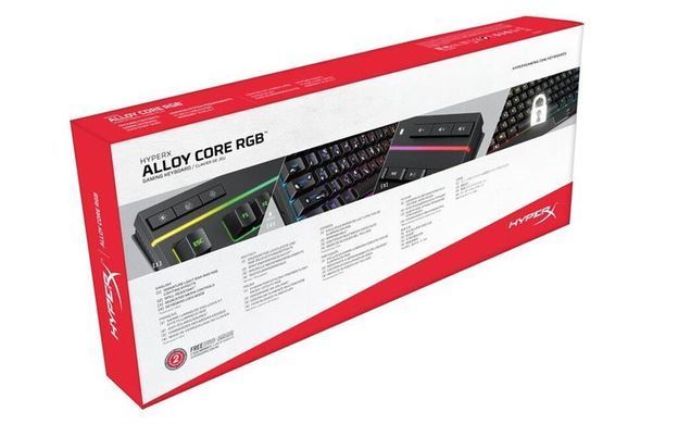 Клавіатура HyperX Alloy Core RGB Black (4P4F5AA) [605984]