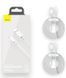 Кабель Baseus Simple Wisdom Data Cable Kit USB to iP 2.4A (2PCS/Set）1.5m White (TZCALZJ-02) [804379], фото 2