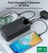 УМБ Choetech 40000mAh, 22,5W PD QC3.0, USB-C In/out, 2xUSB-A Li-pol чорна (B731-ACBK) [405422], фото 6