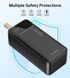 УМБ Choetech 40000mAh, 22,5W PD QC3.0, USB-C In/out, 2xUSB-A Li-pol чорна (B731-ACBK) [405422], фото 5