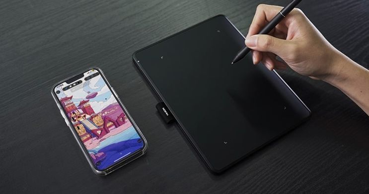 Графічний планшет Huion 6.3"x3,9" Inspiroy Frego S, BT, USB-C, чорний (L310) [112664]