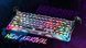 Клавіатура магнітна GravaStar Mercury V75 Pro 80keys, Magnetic Jade Gaming, 8K, USB-A, RGB, Neon Graffiti (GSV75PRO_U_CG_BLK) [114393], фото 11