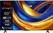 Телевізор 50" TCL LED 4K 60Hz Smart Google TV Titan (50P69B) [102213], фото 1