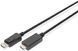 Кабель DIGITUS DisplayPort > HDMI (M/M), 2м, чорний (AK-340303-020-S) [108626], фото 2
