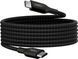 Кабель USB-C > USB-C заряджання/синхронізації Belkin 1м, 240Вт, Type-C, плетений, чорний (CAB015BT1MBK) [108672], фото 11