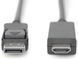 Кабель DIGITUS DisplayPort > HDMI (M/M), 2м, чорний (AK-340303-020-S) [108626], фото 3