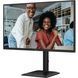 Монітор TFT 27" AOC, IPS, 120Hz, VGA, HDMI, DP, USB-hub, HAS, Pivot, колонки, чорний (27E4U) [405861], фото 3