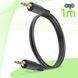 Кабель jack 3.5 > jack 3.5 (M/M) Belkin 1м, чорний (F3Y111BF1M-P) [110936], фото 3