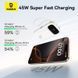 Зовнішній акумулятор Baseus EnerFill FC31 Qpow 3 Digital Display Power Bank with USB-C+iP Cables 20000mAh 45W Moon White (E0028D01) [806525], фото 4