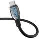 Кабель Baseus Pudding Series Fast Charging Cable Type-C to Type-C 100W 1.2m Cluster Black (P10355702111-00) [803300], фото 5