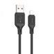 Кабель HOCO X90 Cool silicone charging data cable for iP Black (6931474788405) [803258], фото 1