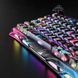 Клавіатура магнітна GravaStar Mercury V75 Pro 80keys, Magnetic Jade Gaming, 8K, USB-A, RGB, Neon Graffiti (GSV75PRO_U_CG_BLK) [114393], фото 7