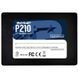 Накопичувач SSD 256GB Patriot P210 2.5" SATAIII TLC (P210S256G25) [607872], фото 1