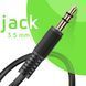 Кабель jack 3.5 > jack 3.5 (M/M) Belkin 1м, чорний (F3Y111BF1M-P) [110936], фото 4