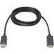 Кабель DIGITUS DisplayPort > HDMI (M/M), 2м, чорний (AK-340303-020-S) [108626], фото 4