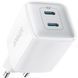 Мережевий зарядний пристрій Anker PowerPort 521 Nano Pro White, 40 W, 2хUSB Type-C (A2038G21) [603241], фото 1
