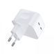 Мережевий зарядний пристрій Choetech White (Q5008-EU-WH) [620638], фото 2