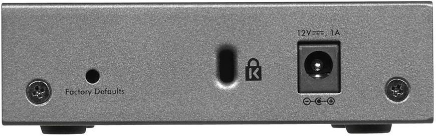 Комутатор NETGEAR GS105E 5xGE, WebSmart (GS105E-200PES) [104952]