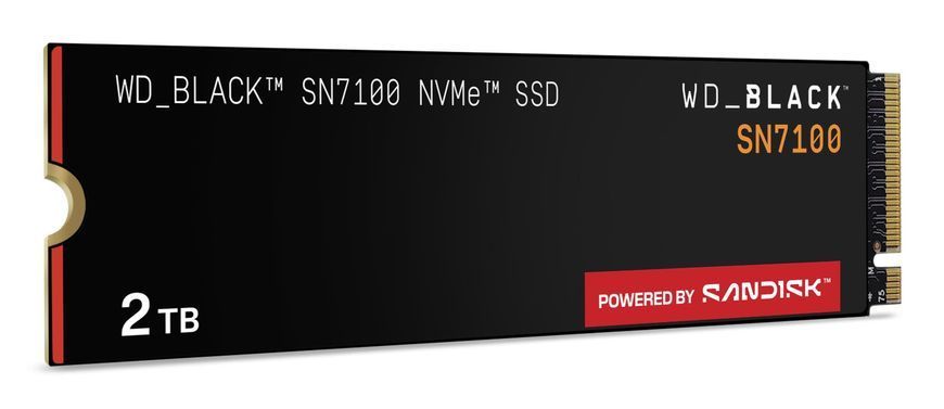 Твердотільний запам&rsquo;ятовувальний пристрій накопичувач (SSD) G4 M.2 NVME 2TB BLACK SN7100 SANDISK (WDS200T4X0E) [501443]
