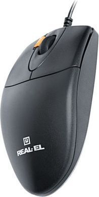 Миша REAL-EL RM-220 Black (EL123200026) [606373]