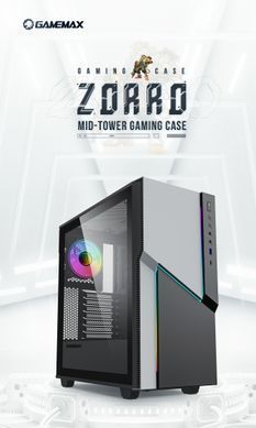 Корпус для ПК GAMEMAX (ZORRO COC Black) [303359]