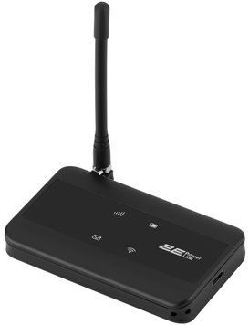 Мобільний маршрутизатор 2E PowerLink (MiFi-2) LTE, Wi-Fi4, 1xType-C, 1xCRC9, 2100мА&bull;год чорний (694743655346) [104697]
