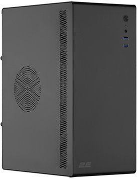 Корпус 2E Credo V200B без БЖ, 2xUSB3.0, 1x80мм, VGA 250мм, mATX, чорний (2E-V200B) [112405]