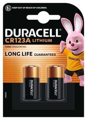 Літієва батарейка Duracell High Power 123 3V, (CR123 / CR123A / CR17345), 2 шт. (5006921) [203670]